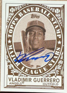 Vladimir Guerrero Autographed 2007 Topps - Walmart #WM18 