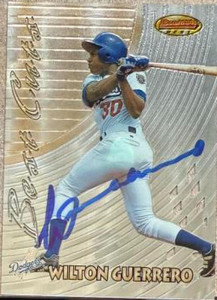 Wilton Guerrero Autographed 1997 Bowman's Best - Best Cuts #BC12