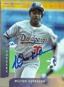 Wilton Guerrero Autographed 1997 Donruss #246  Wilton Guerrero Autographed 1997 Donruss #246