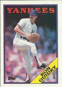 Ron Guidry #375 (1987 Topps) Baseball Card, New York Yankees