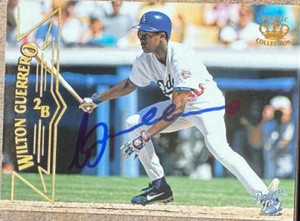 Wilton Guerrero Autographed 1998 Pacific #330 