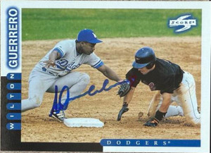 Wilton Guerrero Autographed 1998 Score #58 