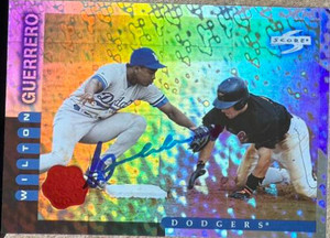 Wilton Guerrero Autographed 1998 Score - Showcase Series Artist Proofs #PP21 