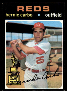 1971 Topps #478 Bernie Carbo VG Cincinnati Reds 