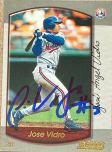 Jose Vidro Autographed 2000 Bowman #101
