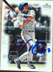 Jose Vidro Autographed 2000 Upper Deck Pros & Prospects #68