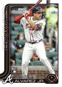 SOLD 160997 2025 Topps #223 Nacho Alvarez Jr. NM-MT  RC Rookie Atlanta Braves 