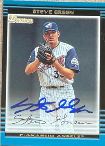 Steve Green Autographed2002 Bowman #221 