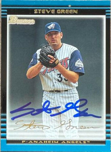 Steve Green Autographed2002 Bowman - Gold #221 