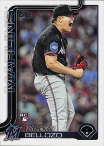 2025 Topps #458 Valente Bellozo NM-MT  RC Rookie Miami Marlins 