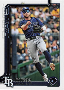 SOLD 163538 2025 Topps #502 Taylor Walls NM-MT  Tampa Bay Rays 