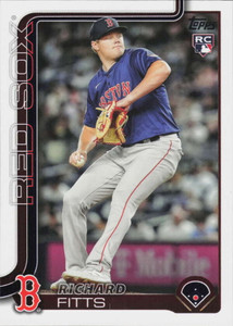 SOLD 163706 2025 Topps #670 Richard Fitts NM-MT  RC Rookie Boston Red Sox 