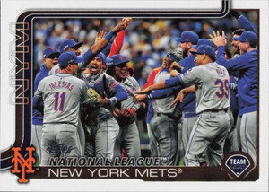 2025 Topps #553 New York Mets Team Card NM-MT  New York Mets 