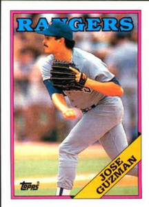 1989 Fleer #520 Jose Guzman VG Texas Rangers - Under the Radar Sports