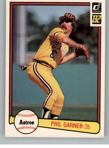 1982 Donruss #544a Phil Garner ERR VG Houston Astros 