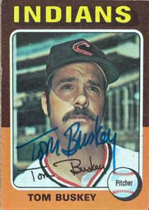 Tom Buskey Autographed 1975 Topps #403