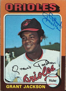 Grant Jackson Autographed 1975 Topps #303