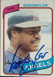 Don Baylor Autographed 1980 Topps #285