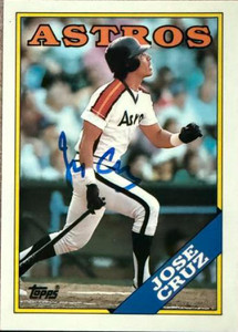 Jose Cruz Autographed 1988 Topps TIFFANY #278