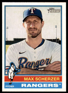 2025 Topps Heritage #182 Max Scherzer NM-MT  Texas Rangers 
