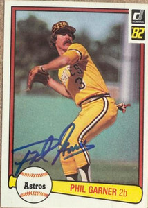 Phil Garner Autographed 1982 Donruss #544 COR