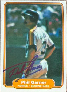 Phil Garner Autographed 1982 Fleer #216