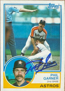 Phil Garner Autographed 1983 Topps #478