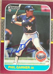 Phil Garner Autographed 1987 Donruss Opening Day #12