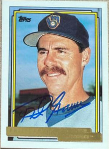 Phil Garner Autographed 1992 Topps Gold #291 MGR