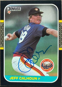 Jeff Calhoun Autographed 1987 Donruss #578 