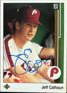 Jeff Calhoun Autographed 1989 Upper Deck #33
