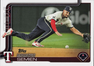 SOLD 163419 2025 Topps #383 Marcus Semien NM-MT  Texas Rangers 