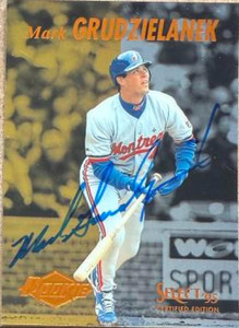 Mark Grudzielanek Autographed 1995 Score Select Certified #115 ROO, RC