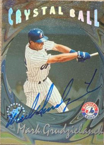 Mark Grudzielanek Autographed 1995 Stadium Club - Crystal Ball #CB11  