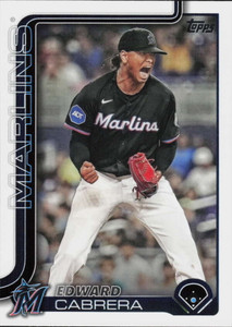 2025 Topps #371 Edward Cabrera NM-MT  Miami Marlins 