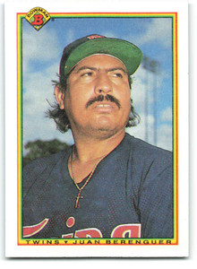 1990 Bowman #410 Juan Berenguer VG Minnesota Twins 
