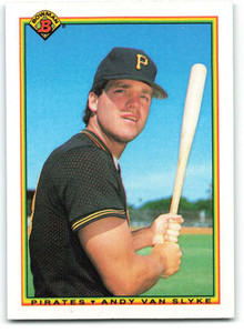 1990 Bowman #171 Andy Van Slyke VG Pittsburgh Pirates 
