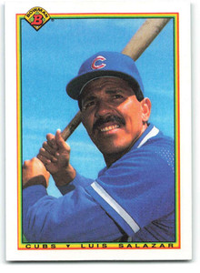 1990 Bowman #40 Luis Salazar VG Chicago Cubs 