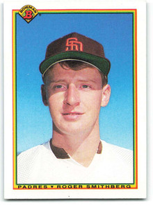 1990 Bowman #203 Roger Smithberg VG RC Rookie San Diego Padres 