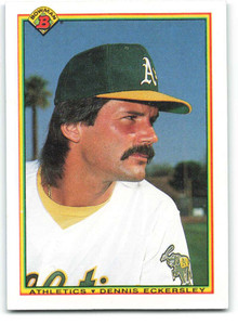 1990 Bowman #451 Dennis Eckersley VG Oakland Athletics 