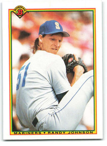 1990 Bowman #468 Randy Johnson VG Seattle Mariners 