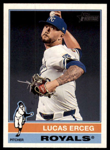 2025 Topps Heritage #62 Lucas Erceg NM-MT  Kansas City Royals 