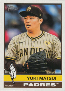 2025 Topps Heritage #358 Yuki Matsui NM-MT  San Diego Padres 