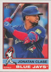 2025 Topps Heritage #327 Jonatan Clase NM-MT  Toronto Blue Jays 