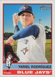 2025 Topps Heritage #357 Yariel Rodriguez NM-MT  Toronto Blue Jays 