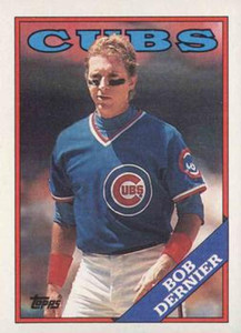 1988 Topps #642 Bob Dernier NM-MT Chicago Cubs 