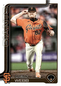 2025 Topps #242 Logan Webb NM-MT  San Francisco Giants 