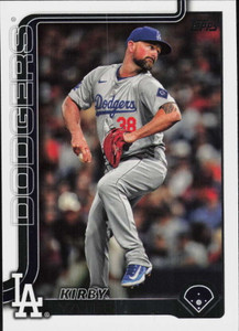 SOLD 163433 2025 Topps #397 Kirby Yates NM-MT  Los Angeles Dodgers 