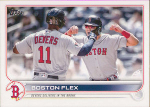 2022 Topps Update #US11 Rafael Devers/Enrique Hernandez NM-MT Boston Red Sox 