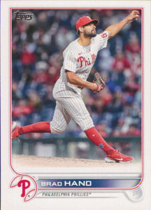 2022 Topps Update #US14 Brad Hand NM-MT Philadelphia Phillies 